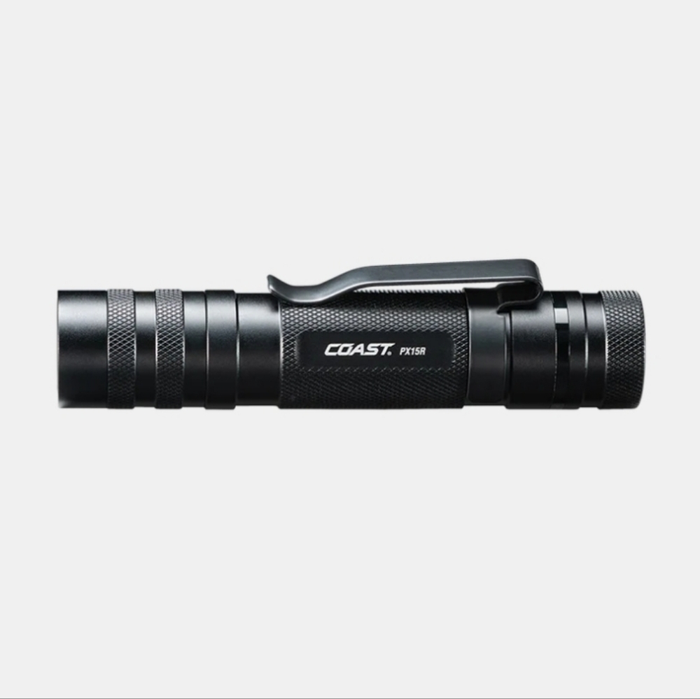 RECHARGEABLE - COAST PX15R  DUAL POWER, 1000 LUMENS 160M BEAM 11H